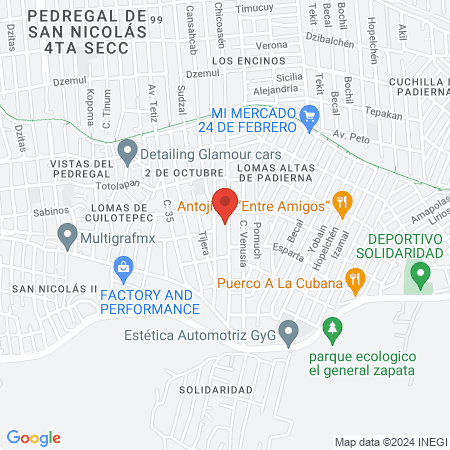 CIRUJANO DENTISTA map