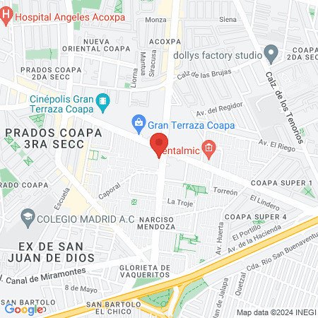 Clases De Yoga Profesora Ruth Puente Dimas map