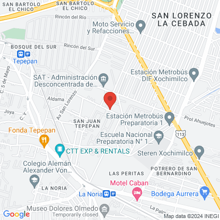 Clinica de terapia física y rehabilitación SINERGIA map