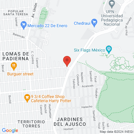 Centro Podólogico Ajusco map