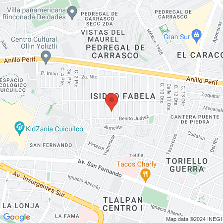 Estetica "Angeles" map