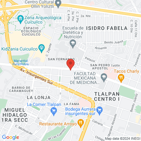 Vida Azul Masajes relajantes map