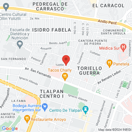 Dr. Víctor Rodríguez - Psiquiatra y Psicoterapeuta map