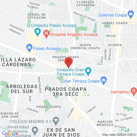 The Barber's Spa Acoxpa map