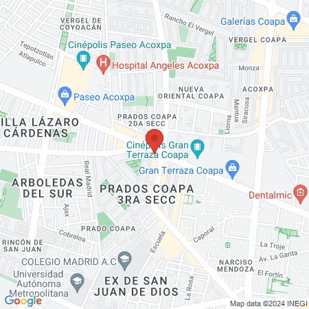 Oftalmología sala uno map