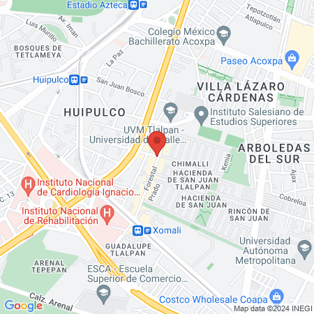 Estética Claudia map