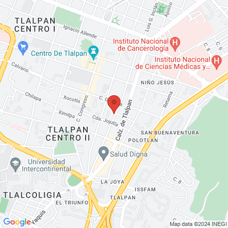 Balance Spa Tlalpan Centro map