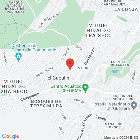 Consultorio dental Medident map