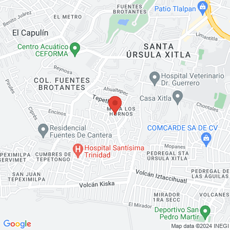 Quiropraxia Inka Ciudad de México map