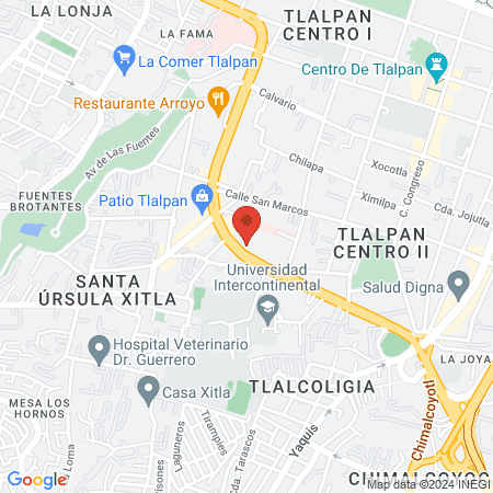 Centro de Atención E Investigación en Factores de Riesgo Cardiovascular Omega S.C. map