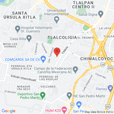 R7 Gym Tlalcoligia (Gimnasio) map