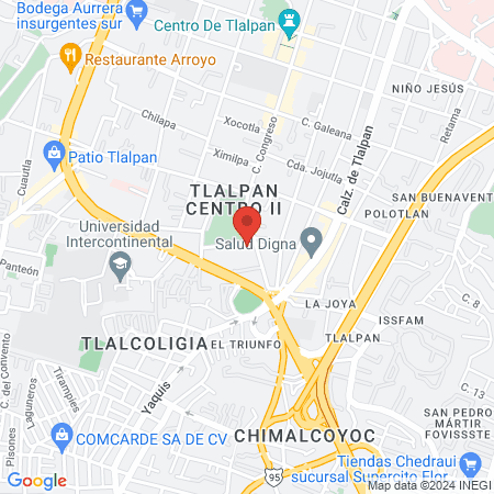 Conultorio Odontológico de Rehabiltación Integral map