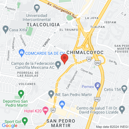 Royal Canin - Federación Canofila Mexicana map