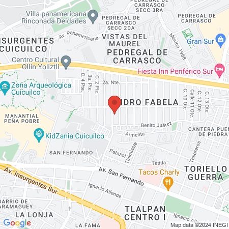 Marisol ESTÉTICA map