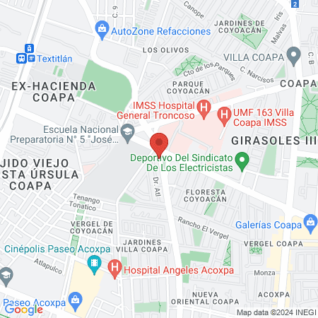 ESPECIALISTA EN ASMA Y ALERGIAS - ALLERGY MED map