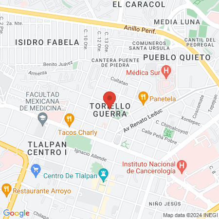 Dr. Jorge Téllez Rodriguez map