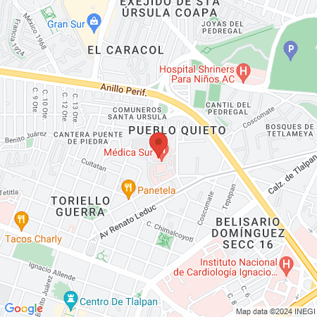 Dra. Sofía Ornelas Arroyo map