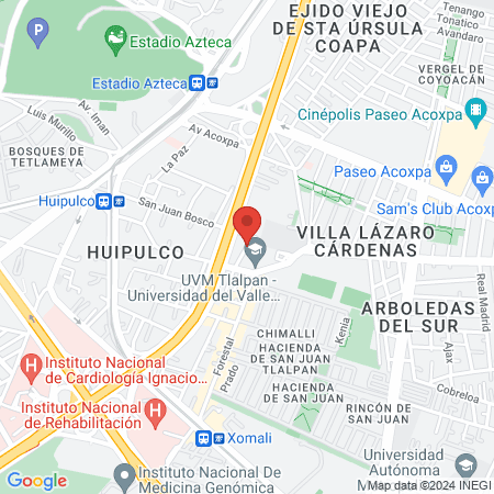 Dr Alerto Olaya Nieto map