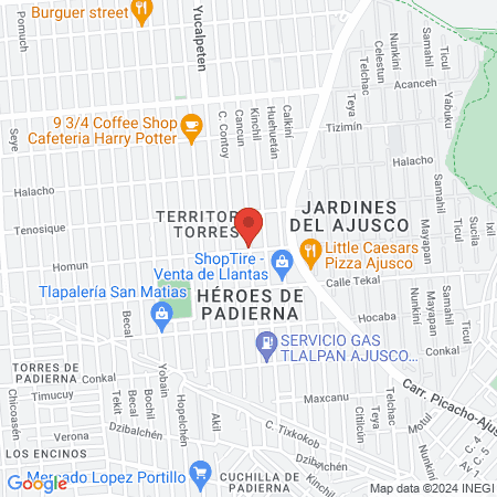 Dianawer Style Salón y Barbería map