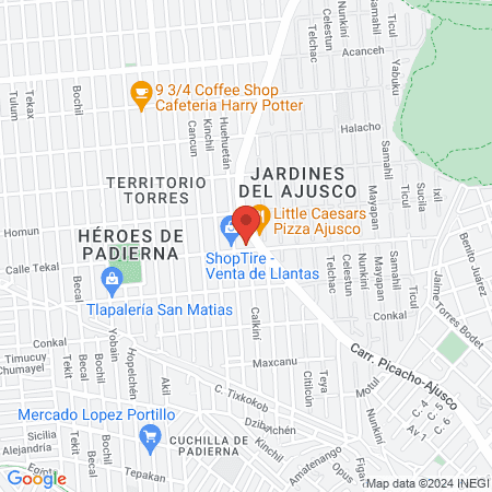 Estética y Barbería ***Loren* map