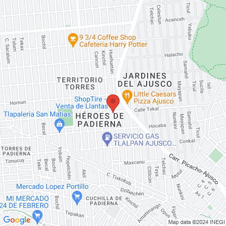 Jaki janchiri Tlalpan map