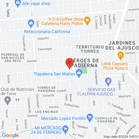 Barber shop SOTO´S map