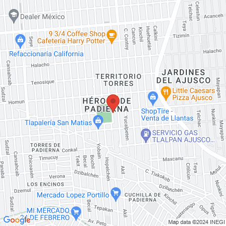 Gran Quetzalcóatl Muay Thai map