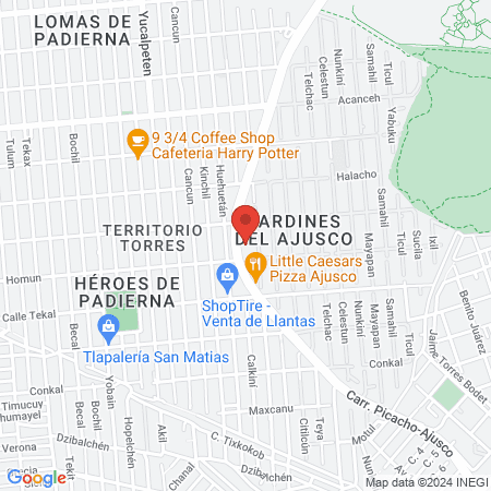 Mi Consultorio Ajusco map