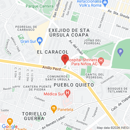Tania Santamaría Rodela, Gastroenterólogo map