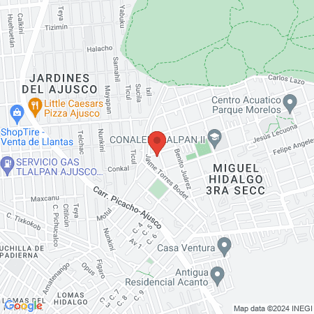 Centro de terapias Daniela map