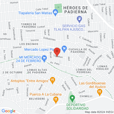 Dulsantamarialashista map