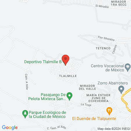 Deportivo Tlalmille B map