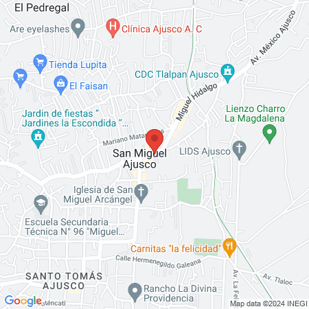 Encanto Salón Nails map