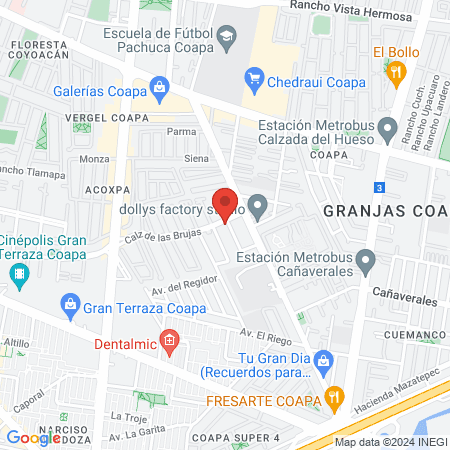 Ohh Lala Bambu Uñas pestañas estetica keratinas Alaciado Nanoplastia y microblading COAPA map