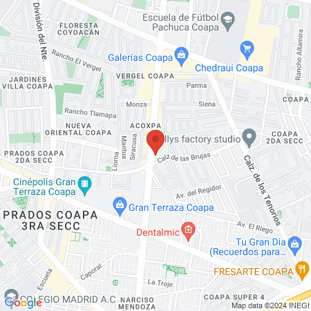 Santorina Nail Bar map