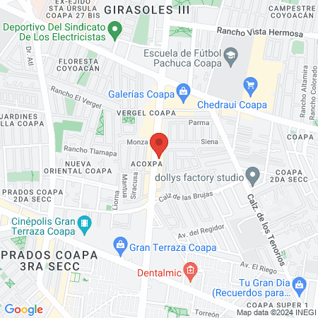 Cautiva Lashes map