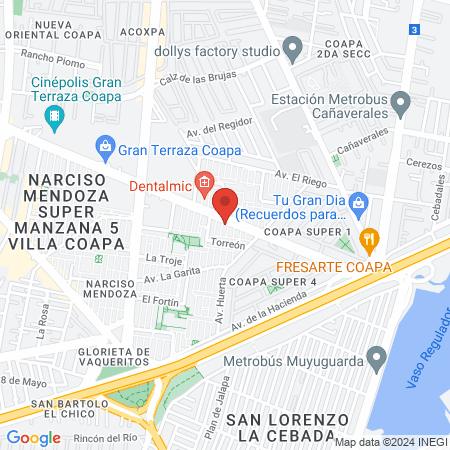 Lucha Barber By González map