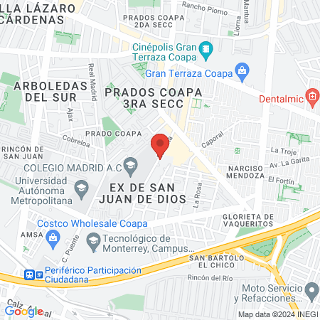 Euroclas esteticas map