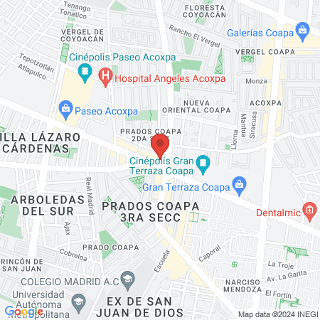 Karuna | Beauty & Spa | Acoxpa map