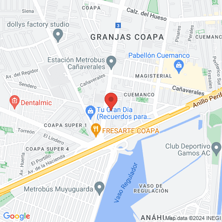 barber shop Daniel's map