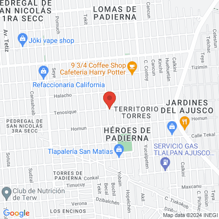 IZTETL estudio de arte y diseño en uñas map