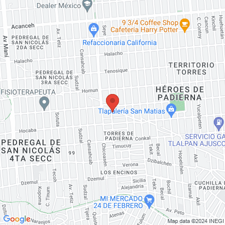 Consultorio Dental Cedic Torres de Padierna map