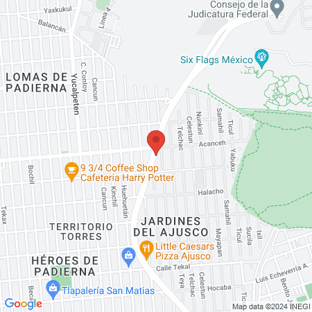 Consultorios VT Ajusco map