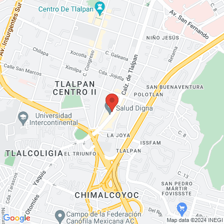 CONSULTORIO MÉDICO map