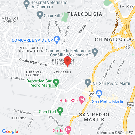 Estética Unisex New Look map