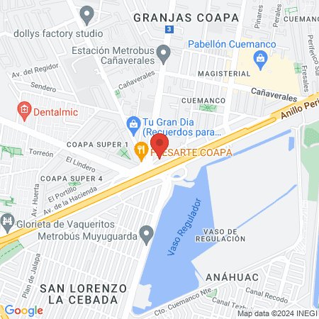 Thania Libertad Spa map