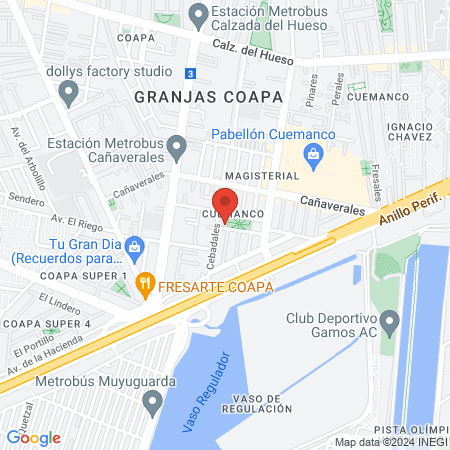 María De Los Ángeles García Mondragon Ortodoncista map