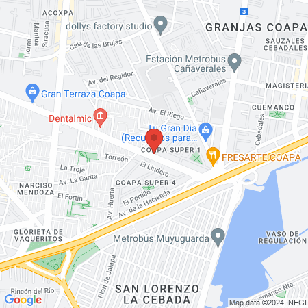 "CLINICA VETERINARIA" map