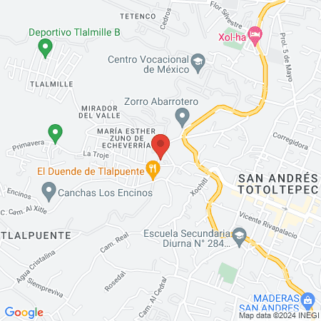 Beauty & Nails Salón map