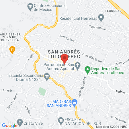 Dr. Paul Miranda map